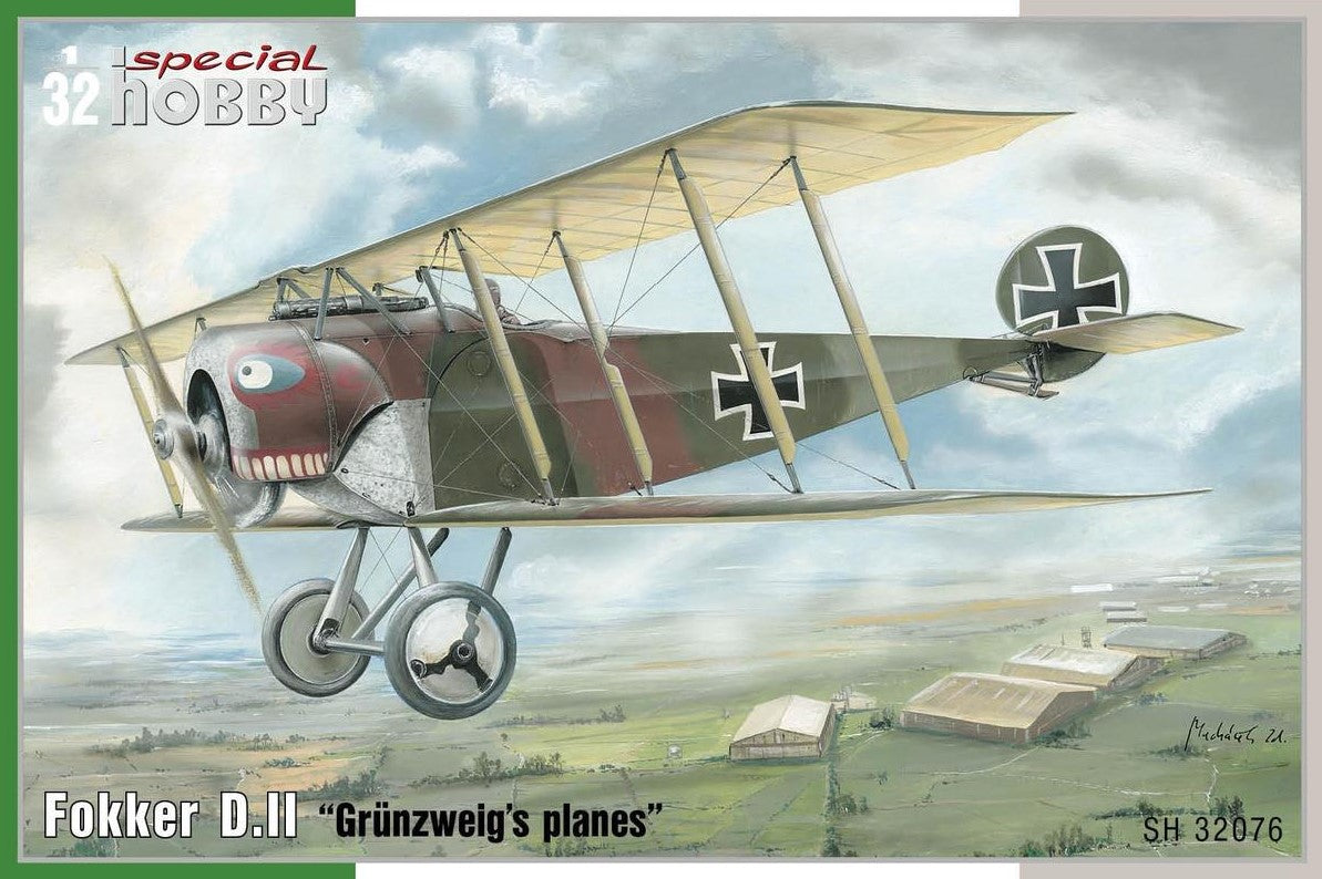SPECIAL HOBBY (1/32) Fokker D.II "Grünzweig`s Planes"