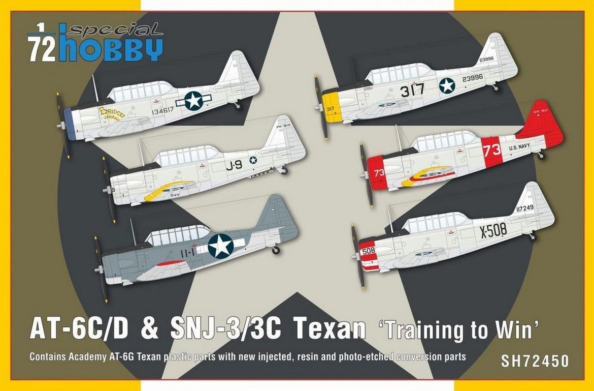 SPECIAL HOBBY (1/72) AT-6C/D & SNJ-3/3C Texan ‘Training to Win’