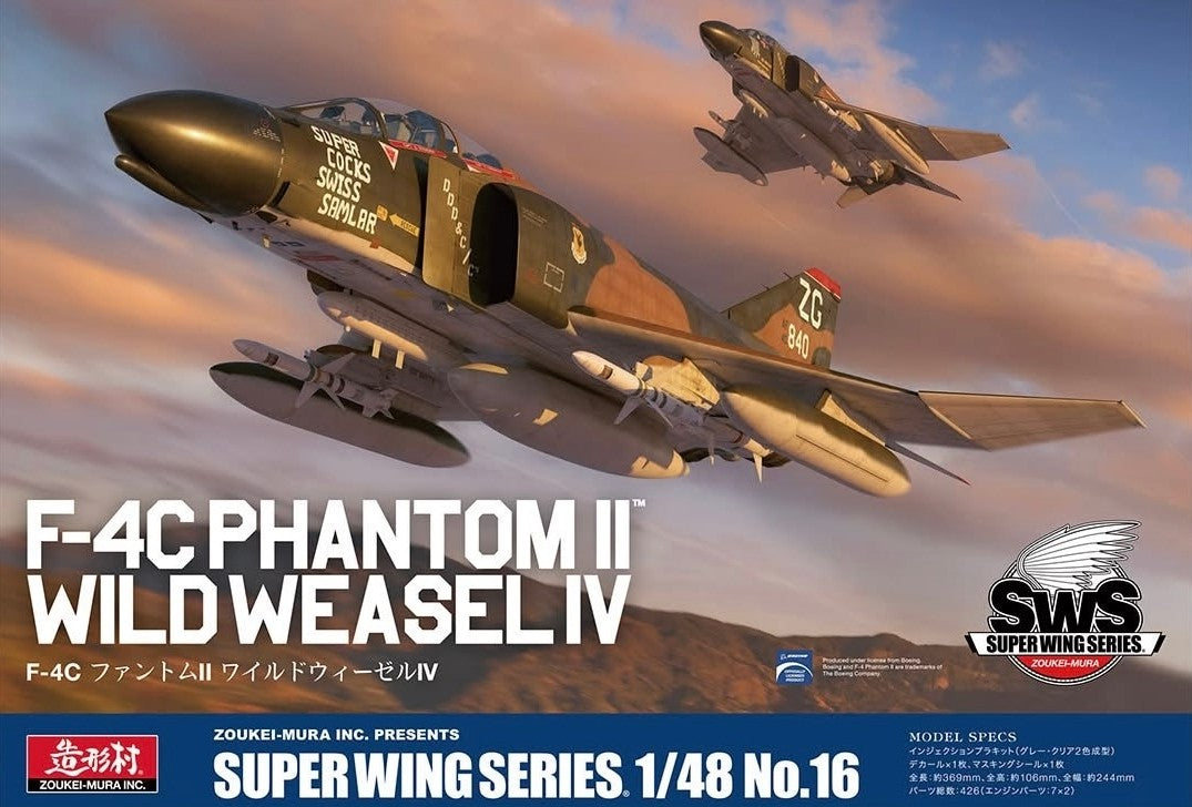 Zoukei-Mura (1/48) F-4C Phantom II Wild Weasel IV