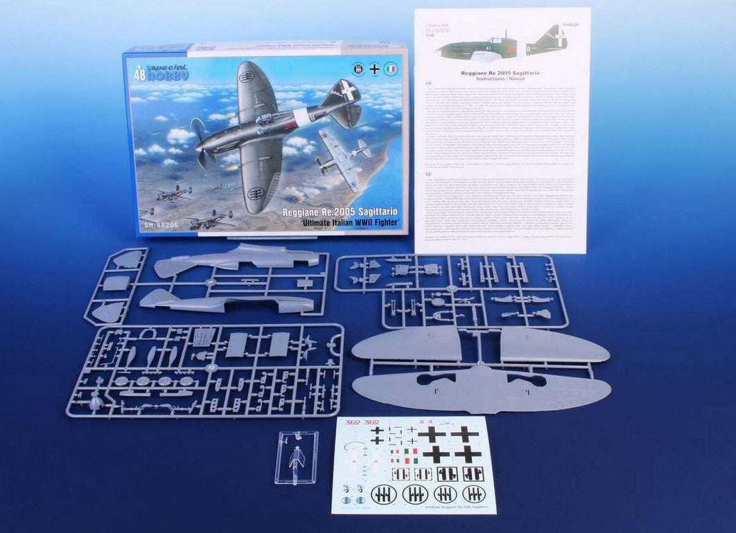 Special Hobby 48206 Reggiane Re 2005 Sagittario Contenido