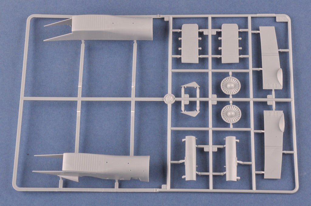 Grapa 4 de la maqueta del caza ruso Su-27 Flanker B en escala 1:48 de Hobby Boss referencia 81776