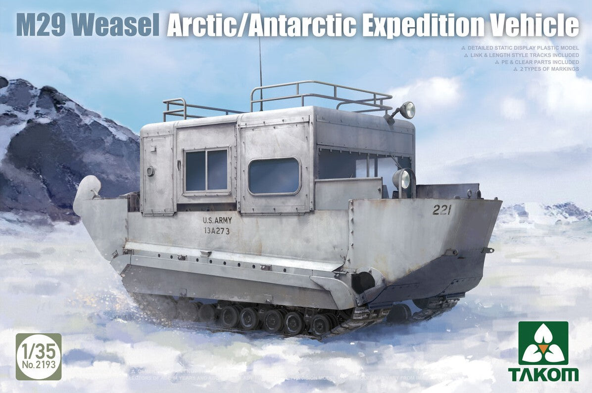 TAKOM (1/35) M29 Weasel Arctic/Antarctic Expedition Vehicle