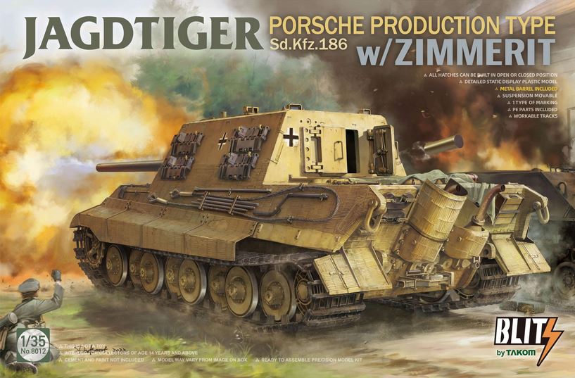 TAKOM (1/35) Jagdpanther G2 Sd.Kfz. 173 w/Full Interior