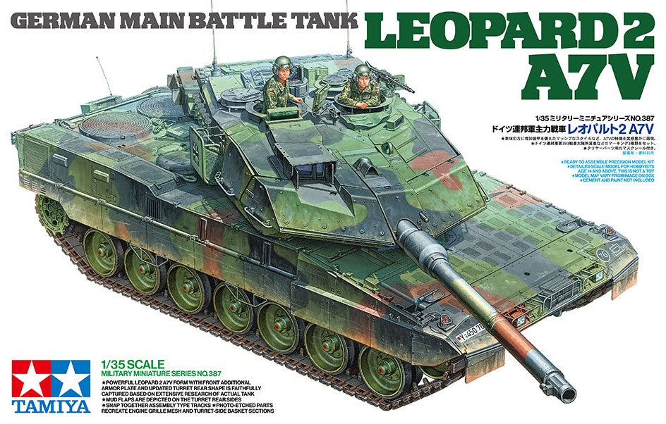 TAMIYA (1/35) Leopard 2 A7V German Main Battle Tank