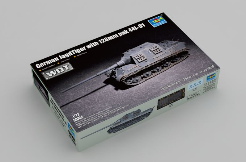 TRUMPETER (1/72) German JagdTiger with 128mm PaK44 L/61
