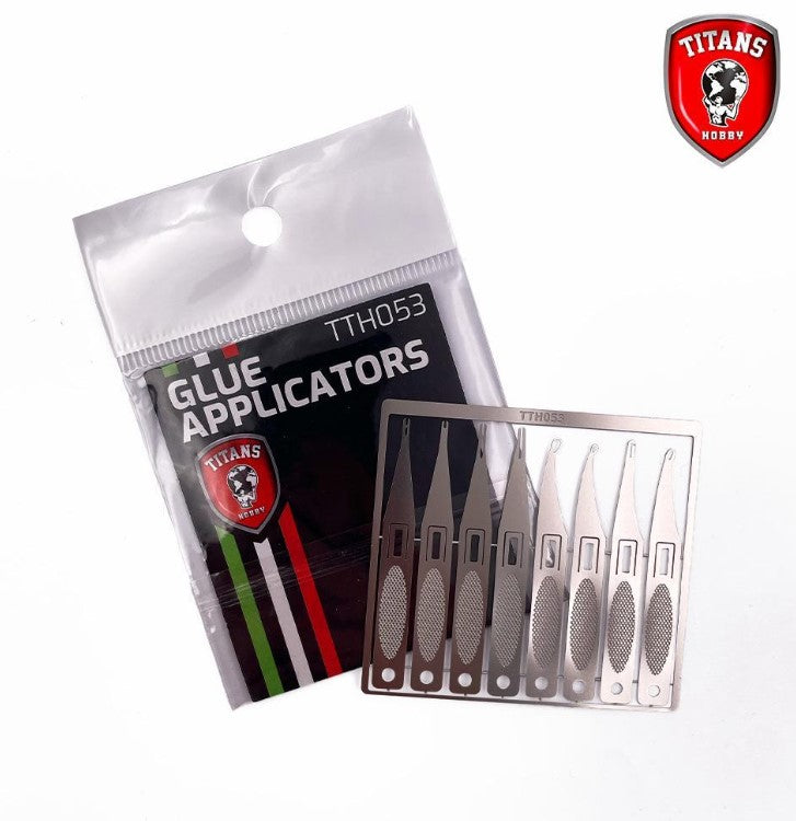 TITANS HOBBY Set of 8 precision applicators for cyanoacrylate glue