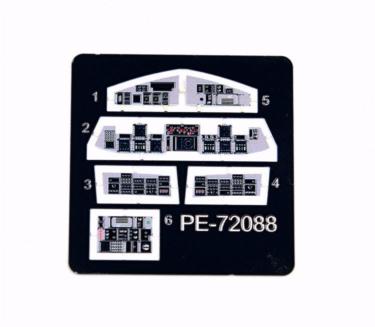 Fotograbados de la maqueta del bombardero de la USAF B-2A en escala 1:72 de Modelcollect referencia 72201