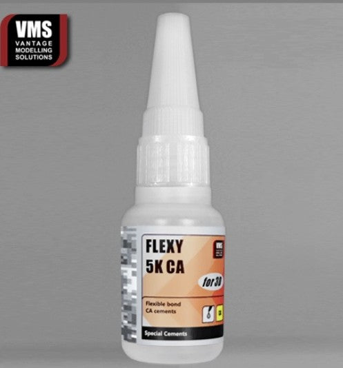 VMS Flexy 5K CA contact adhesive for 3D printed parts and models