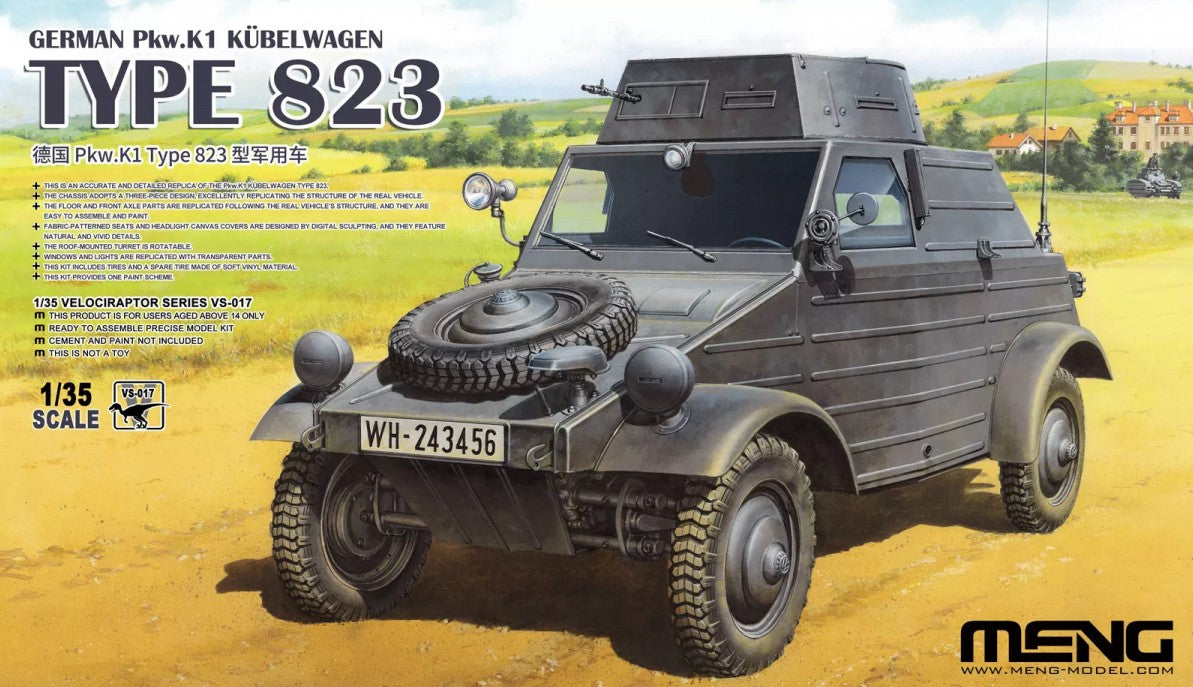MENG (1/35) German Pkw. K1 Kübelwagen Type 823