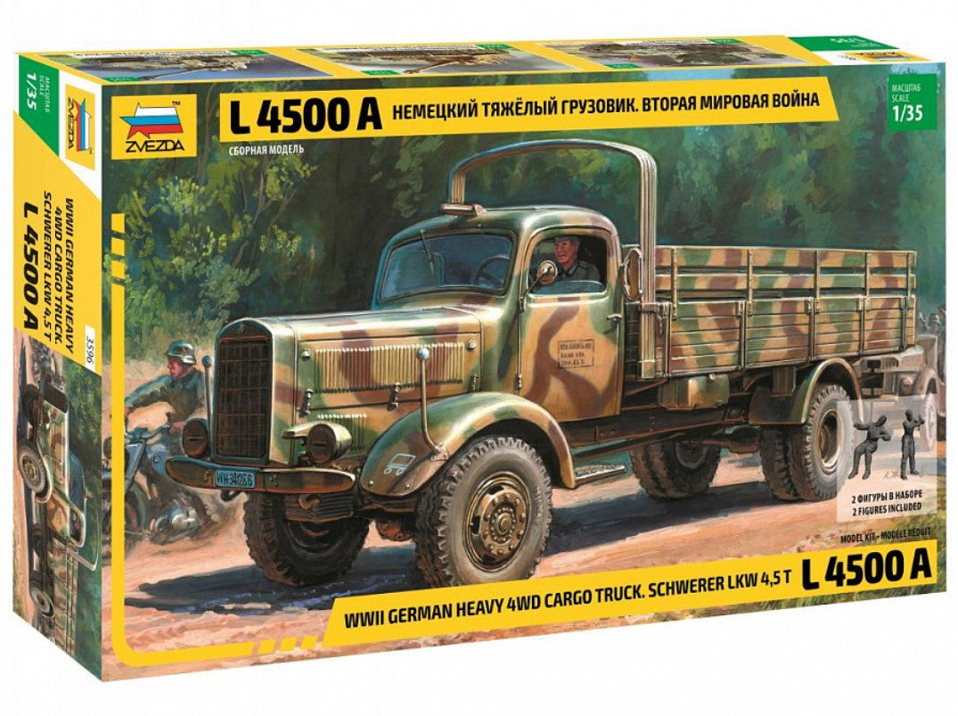 ZVEZDA (1/35) WWII German Heavy 4WD cargo truck L4500A