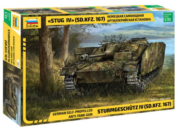 ZVEZDA (1/35) German Self-Propelled Anti-Tank-Gun Sturmgeschütz IV (Sd.Kfz.167)