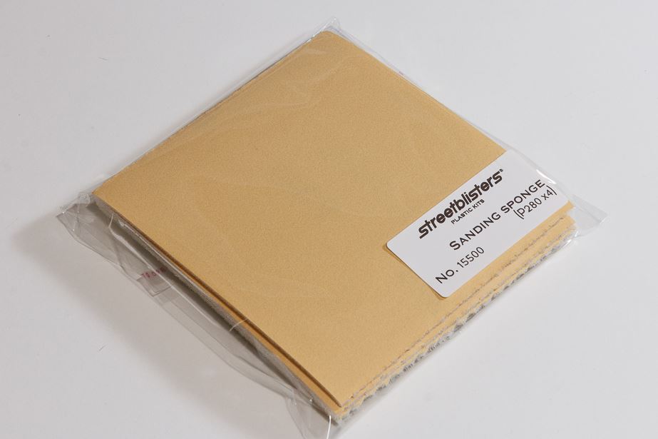 STREETBLISTERS Pack of 4 sanding sponge - Grit 280