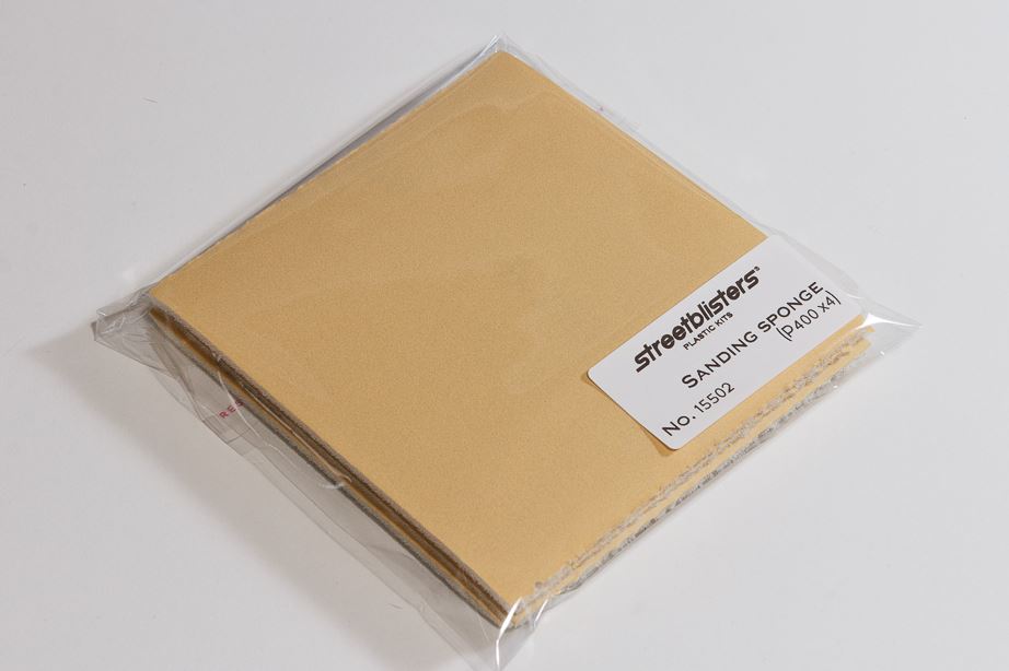 STREETBLISTERS Pack of 4 sanding sponge - Grit 400
