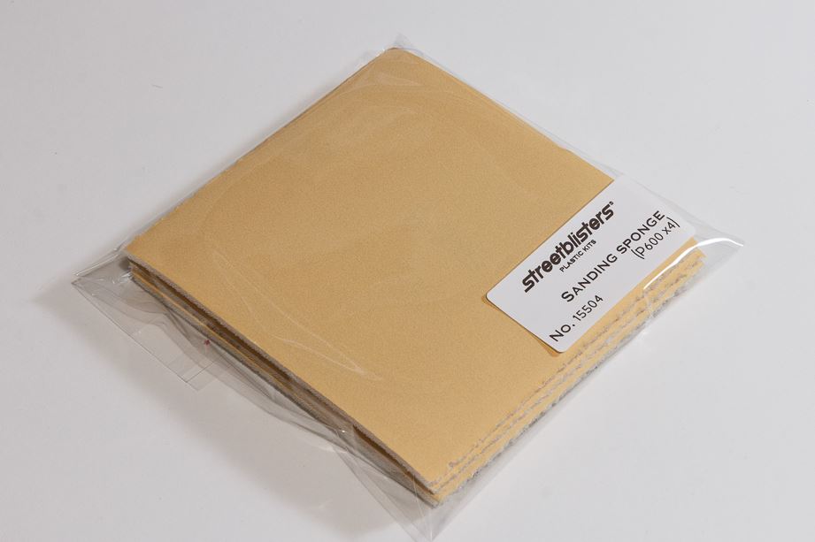STREETBLISTERS Pack of 4 sanding sponge - Grit 600