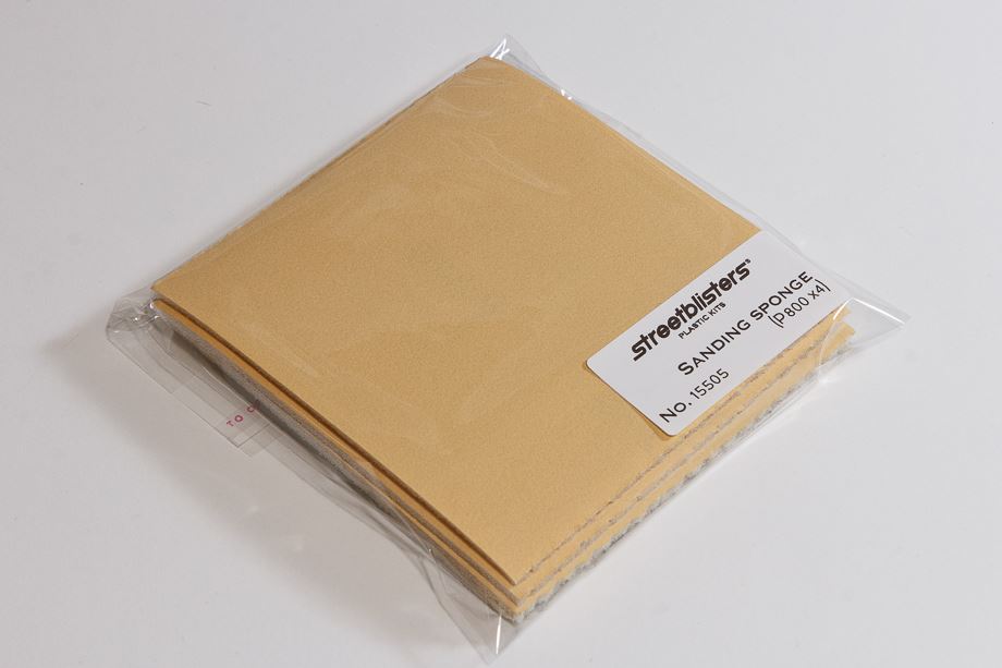 STREETBLISTERS Pack of 4 sanding sponge - Grit 800