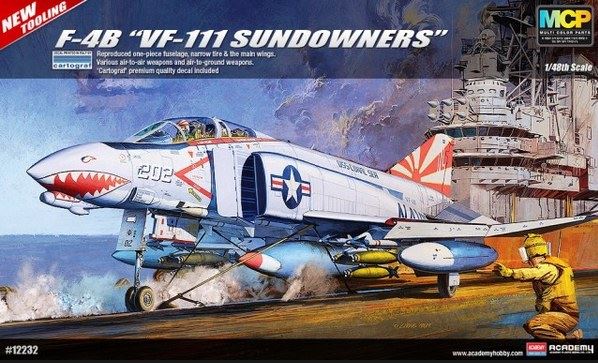 ACADEMY (1/48) USN F-4B "VF-111 Sundowners"