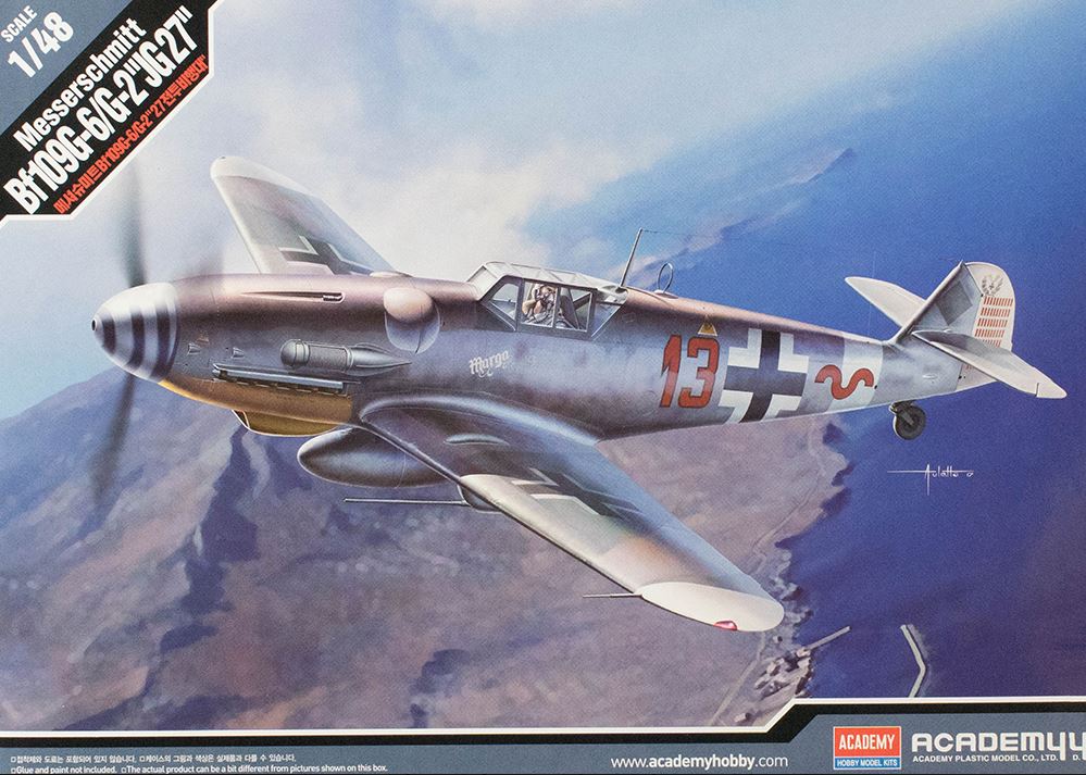 ACADEMY (1/48) Messerschmitt Bf109G-6/G-2 "JG27"