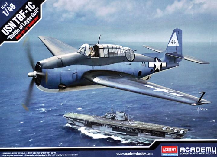 ACADEMY (1/48) USN TBF-1C "Battle of Leyte Gulf"