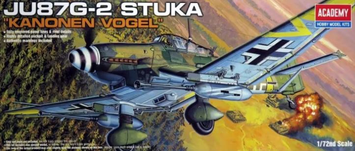 ACADEMY (1/72) Ju87G-2 Stuka "Kanonen Vogel"