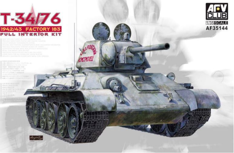 AFV CLUB (1/35) T-34/76 Model 1942/43 Factory 183 Full Interior Kit