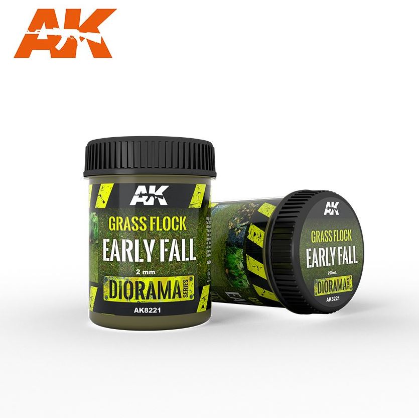 AK Interactive AK8223 - Flock D'herbe 2mm Sec Pour Modélisme - Neuf Sous Blister