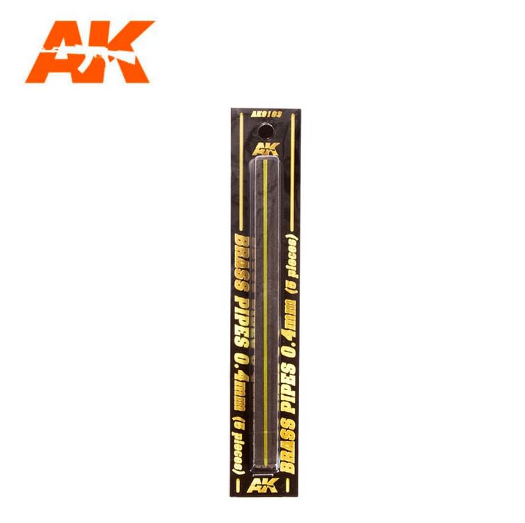 AK INTERACTIVE Brass Pipes 0,4mm - 5 units