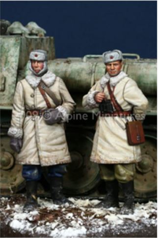 ALPINE (1/35) WW2 Russian AFV Crew SET (2 FIGS)