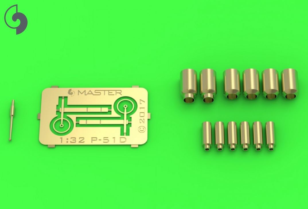 MASTER (1/32) P-51D Mustang - armament & gunsight detail set