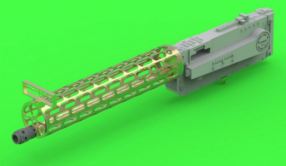 MASTER (1/32) German WW I machine gun Spandau LMG 08 (1pc) - with cooling jacket ver.1