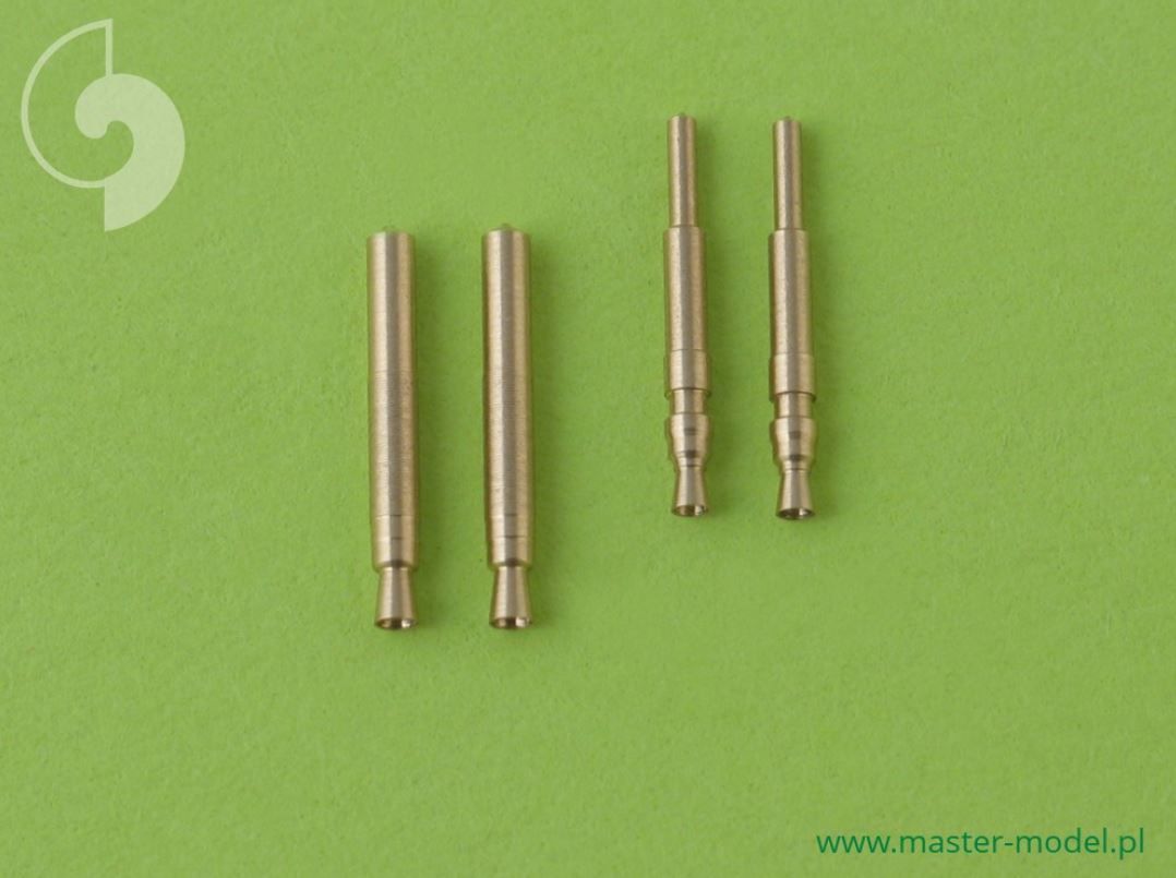 MASTER (1/48) Bf 109 E3 - E9, T armament set (MG 17 tips, MG FF barrels)