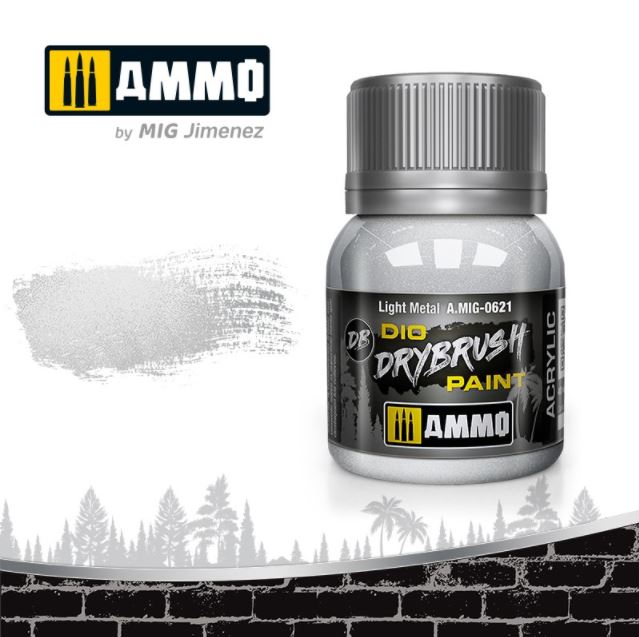 AMMO DRYBRUSH Light Metal