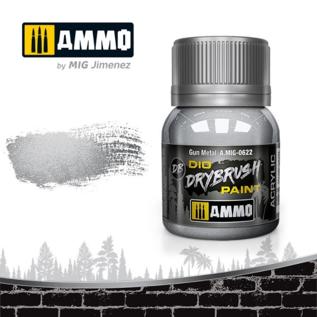 AMMO DRYBRUSH Gun Metal