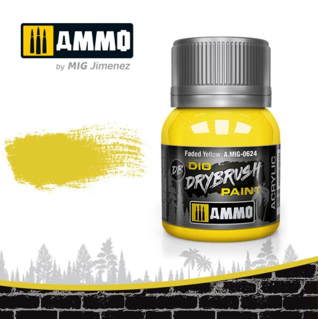 AMMO DRYBRUSH Faded Yellow
