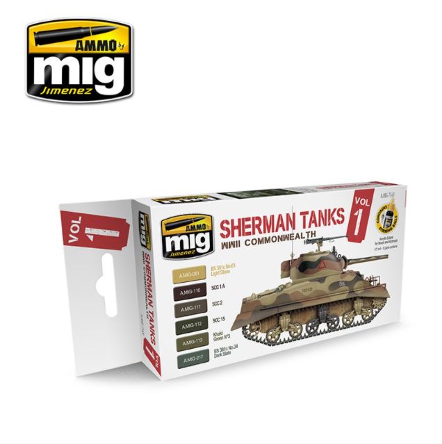 AMMO Sherman Tanks Vol. 1 (WWII Commonwealth) Set