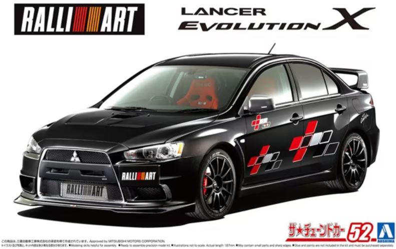 AOSHIMA (1/24) Ralliart CZ4A Lancer Evolution X '07