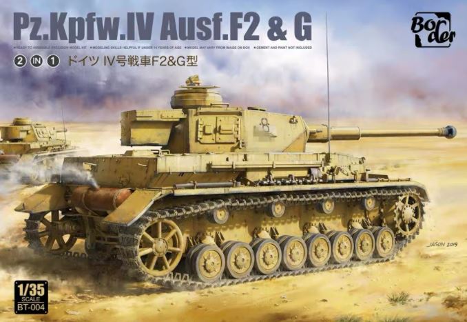 BORDER MODEL Pz.Kpfw.IV Ausf.F2 G early 2in1