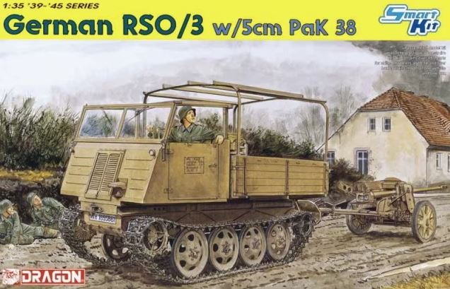 Kit Maquette Italeri 1/35 - 7.5 Cm RSO Avec PAK40, Modèle Militaire à Monter