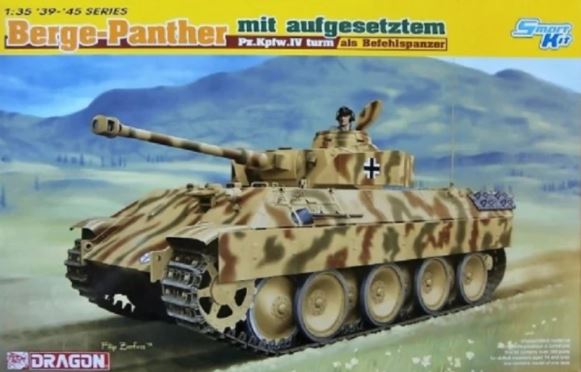 DRAGON Berge-Panther mit aufgesetztem Pz.Kpfw.IV Turm als Befehlspanzer (Smart Kit)