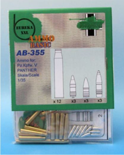 EUREKA (1/35) 7,5 cm Ammo for Kw.K.42
