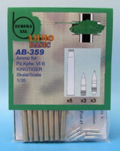 EUREKA (1/35) 8,8 cm Ammo for Kw.K.43