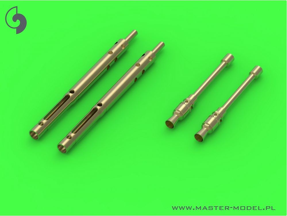 MASTER MG-34 "Panzerlauf" - German MG - armored version for tanks - full length gun barrels (2pcs)