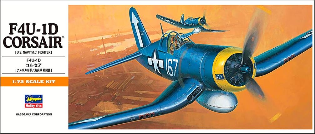HASEGAWA (1/72) F4U-1D Corsair U.S. Navy/M.C. Fighter