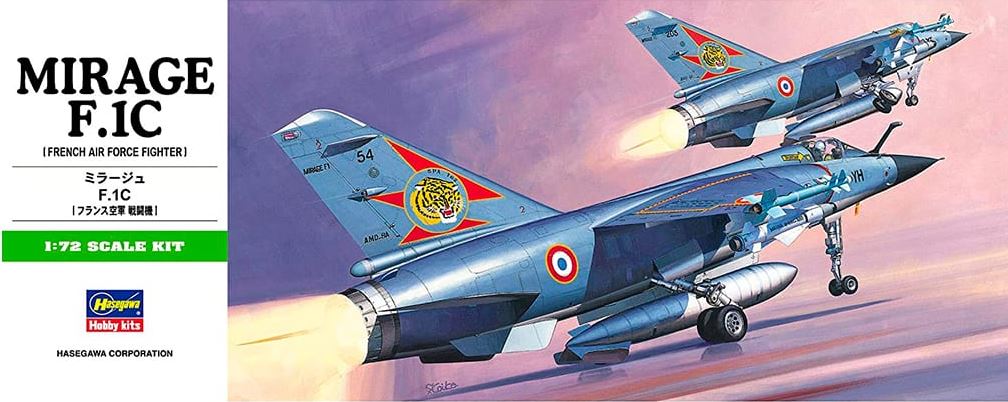 HASEGAWA (1/72) Dassault Mirage F.1C