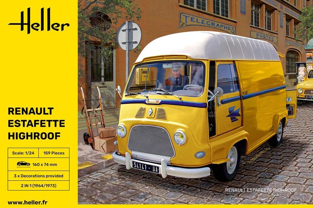 HELLER (1/24) Renault Estafette Highroof