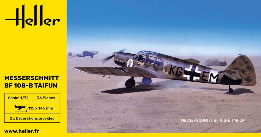HELLER (1/72) Messerschmitt Bf 108-B Taifun