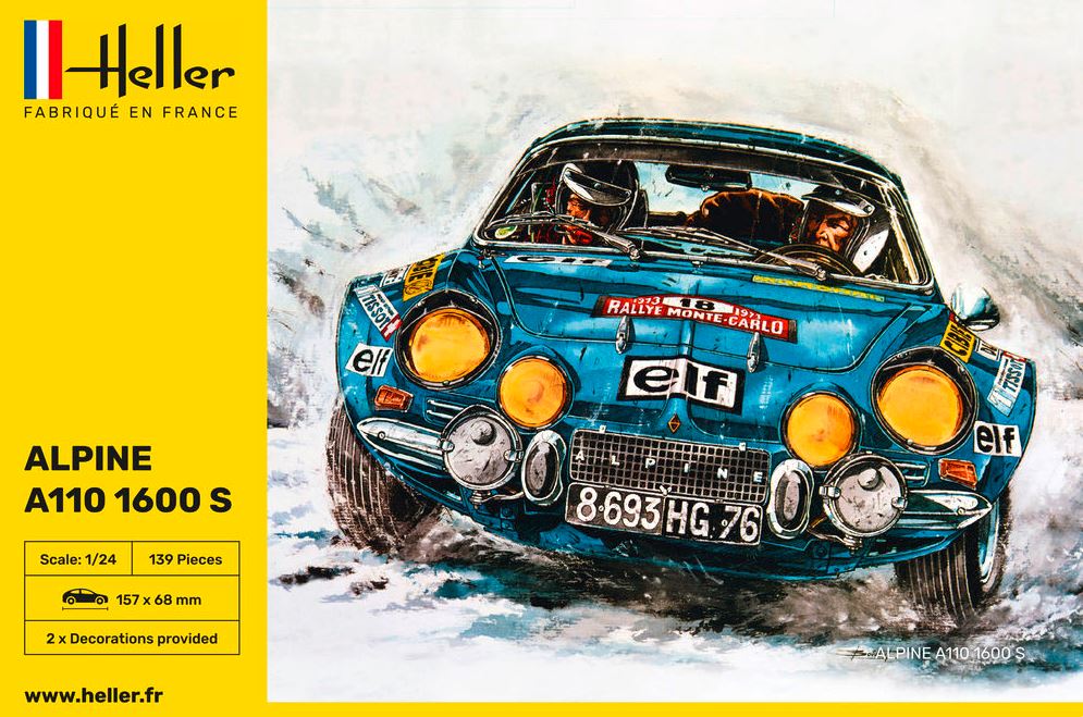 HELLER (1/24) Alpine A110 1600 S