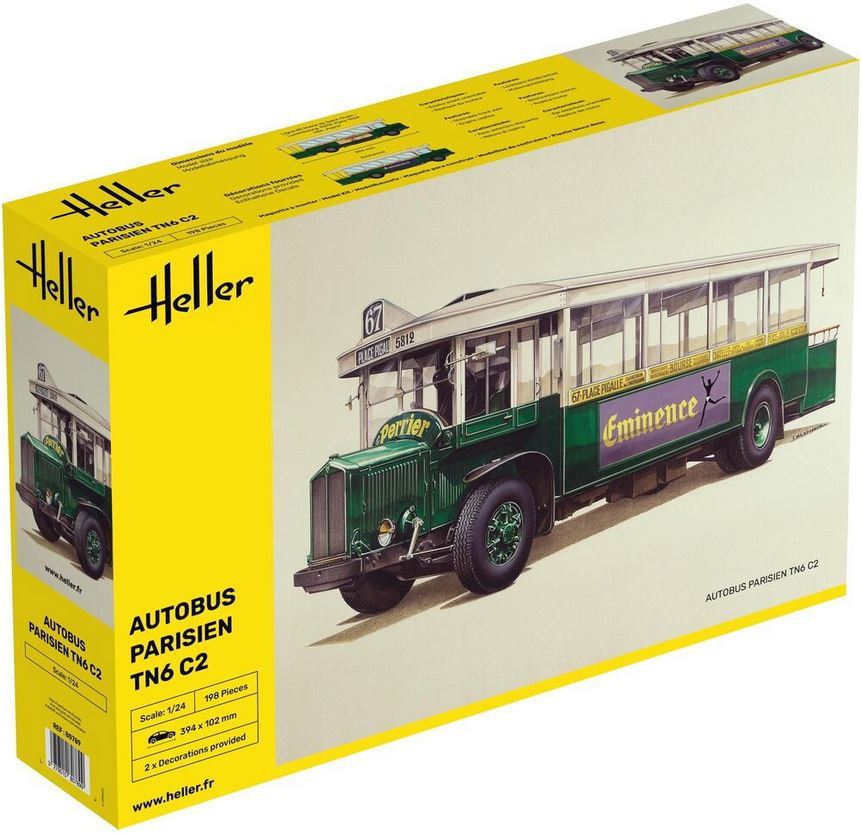 HELLER (1/24) Autobus Parisien TN6 C