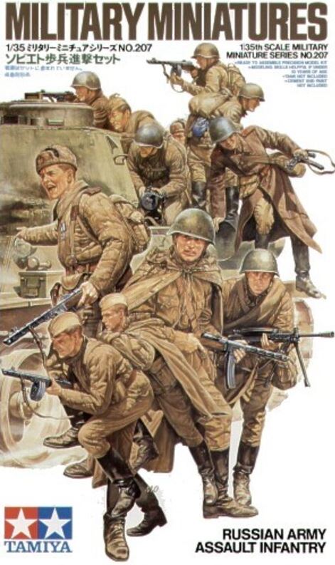 TAMIYA (1/35) Russian Army Assault Infantry