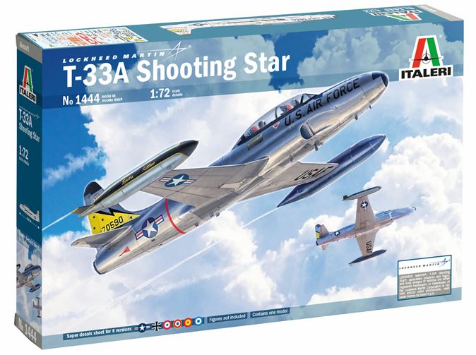 ITALERI (1/72) T-33A Shooting Star - Calcas Españolas