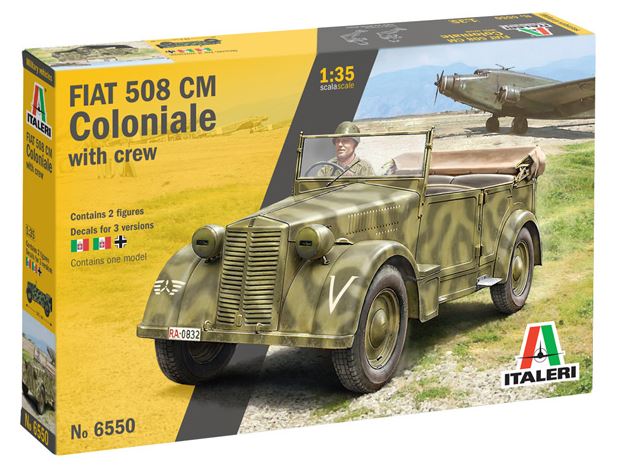 ITALERI (1/35) Fiat 508 CM Coloniale with Crew